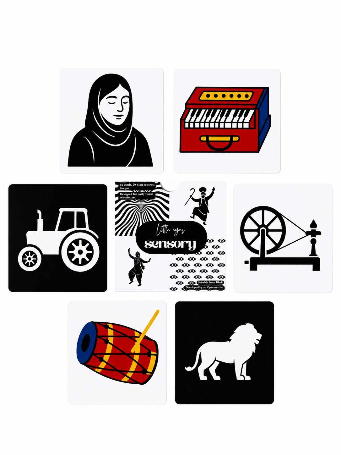 Themed Sensory Flash Cards