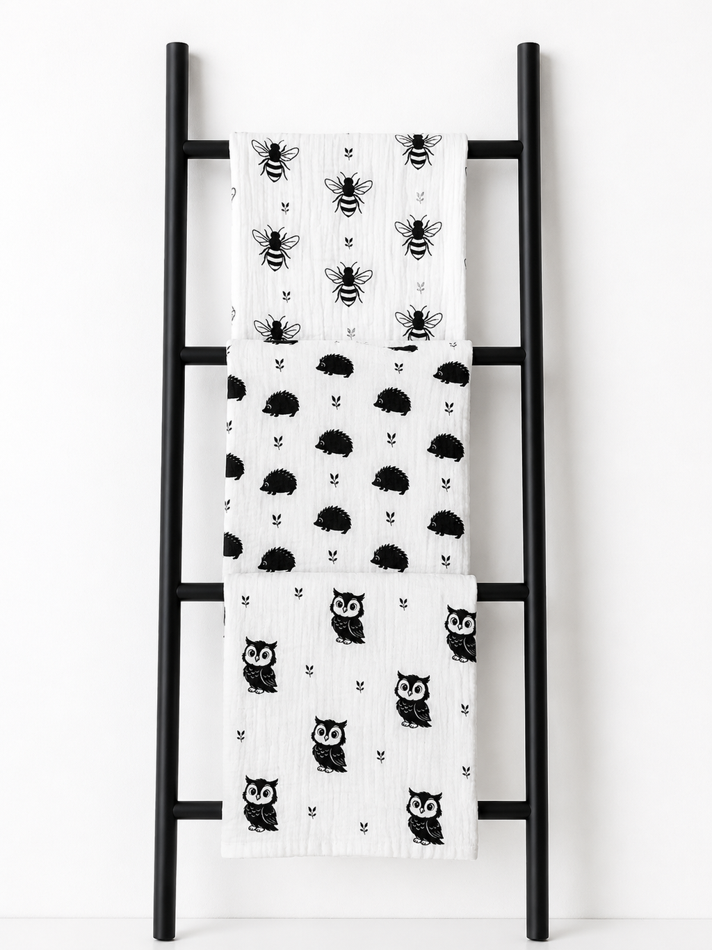 100% Organic Cotton Woodland Sensory Muslins (3 pack) (Copy)